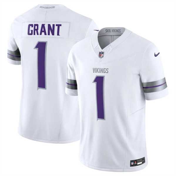 Men & Women & Youth Minnesota Vikings #1 Bud Grant White F.U.S.E. Winter Warrior Limited Stitched Jersey,We sell and wholesale Men & Women & Youth Minnesota Vikings #1 Bud Grant White F.U.S.E. Winter Warrior Limited Stitched Jersey on line form chian!